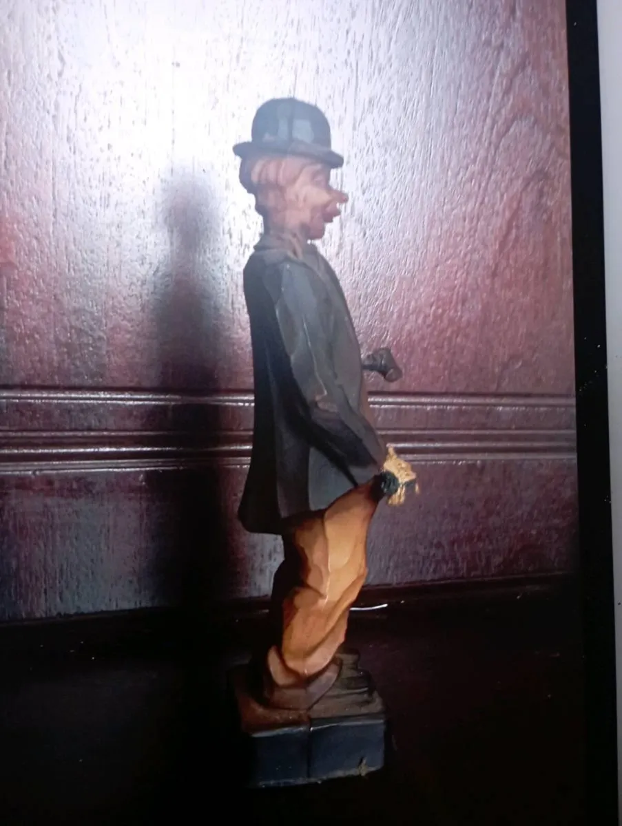 VINTAGE GERMAN HAND CRAFTER WOODEN  HOBO MAN FIGUR - Image 4