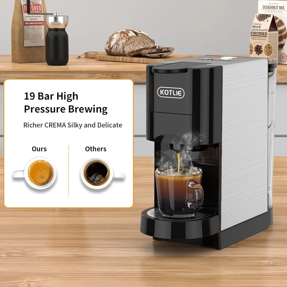 5 in 1 Espresso Single Serve Coffee Machine - Image 4