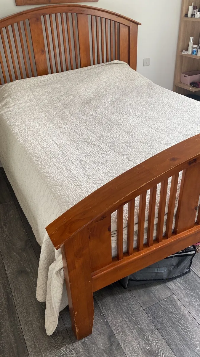 FREE SOLID WOOD KING BED