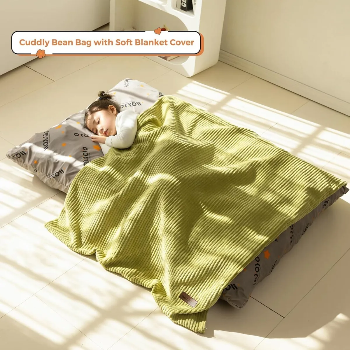 Bean Bag Beanbag Chair Soft Corduroy - Image 4