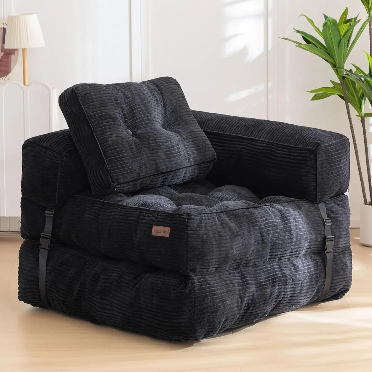 Foldable Sofa Bed Bean Bag Couch Convertible - Image 1