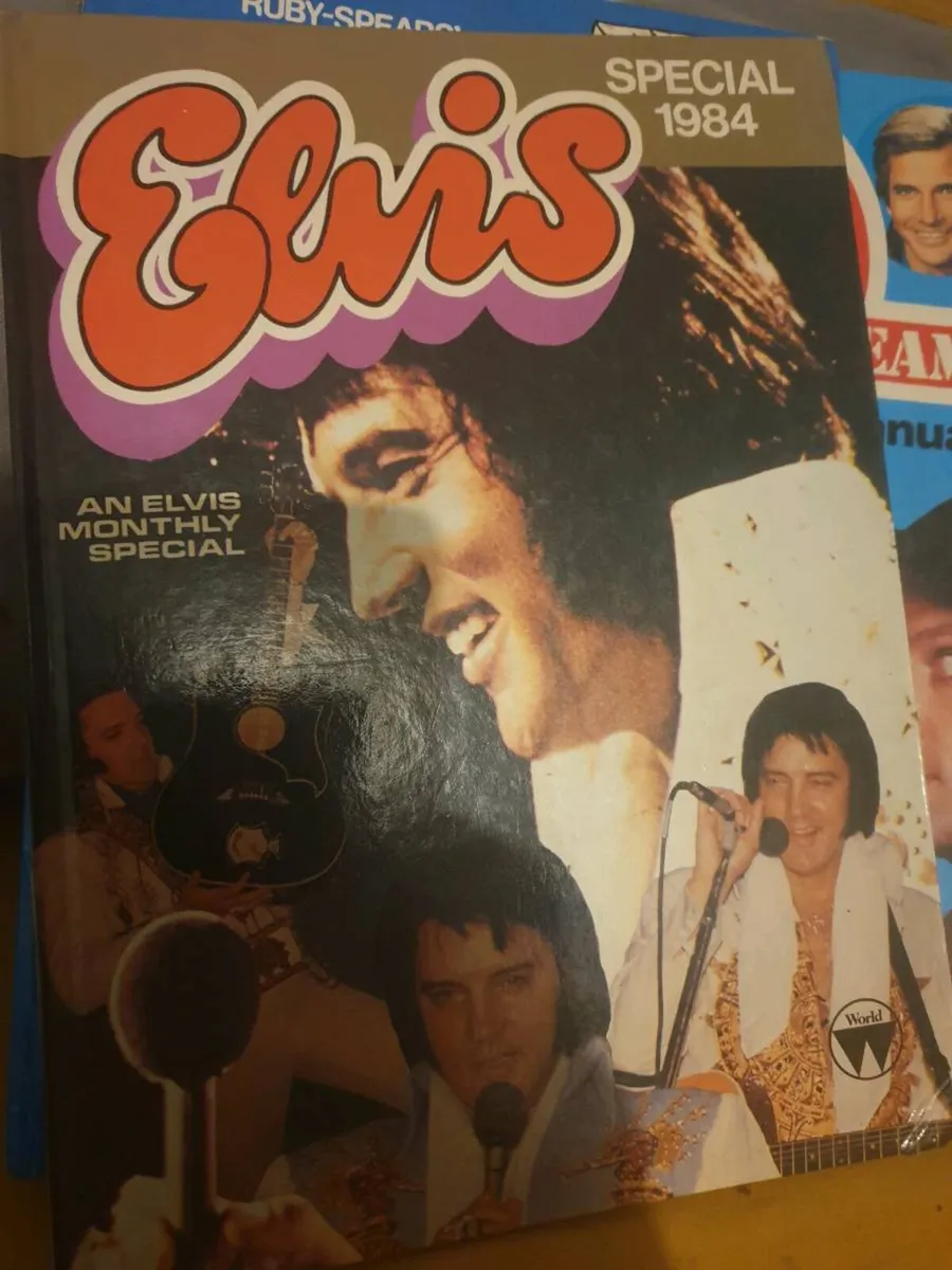 3 VINTAGE BOOKS MR TEA & ELVIS SPECIAL 1984 - Image 2