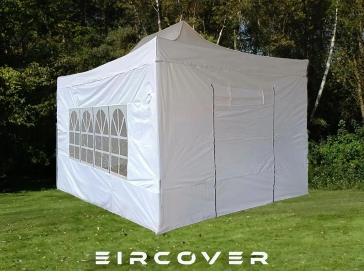 Pop Up Gazebo 3m x 4.5m (10' x 15') Aluminum Frame - Image 3