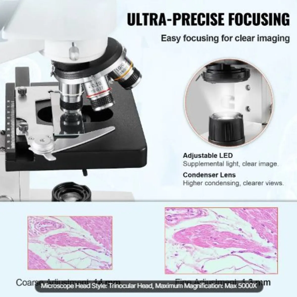 Compound Trinocular Microscope 40X-2500 - Image 4