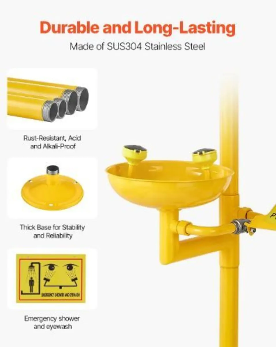 Emergency Shower Eye Wash Station - Image 2