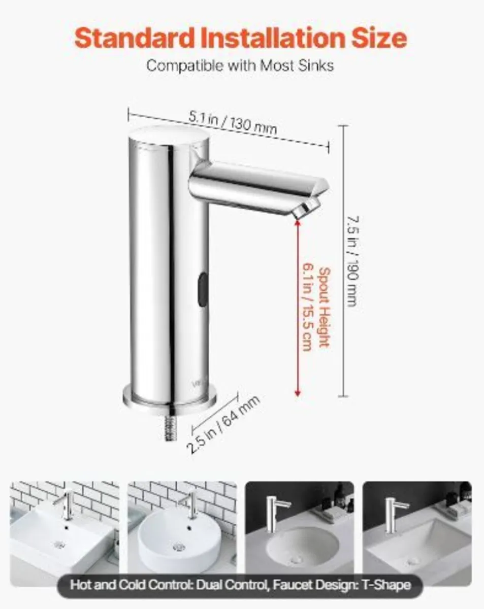 Touchless Bathroom Sink Faucet - Image 2