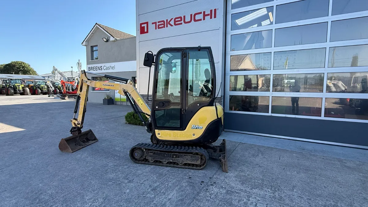 Yanmar SV18 Mini Digger - €59 p/week - Image 1