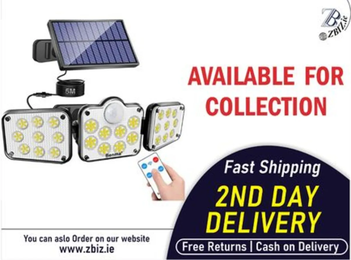 Solar Outdoor Lights with Motion Sensor - Image 1