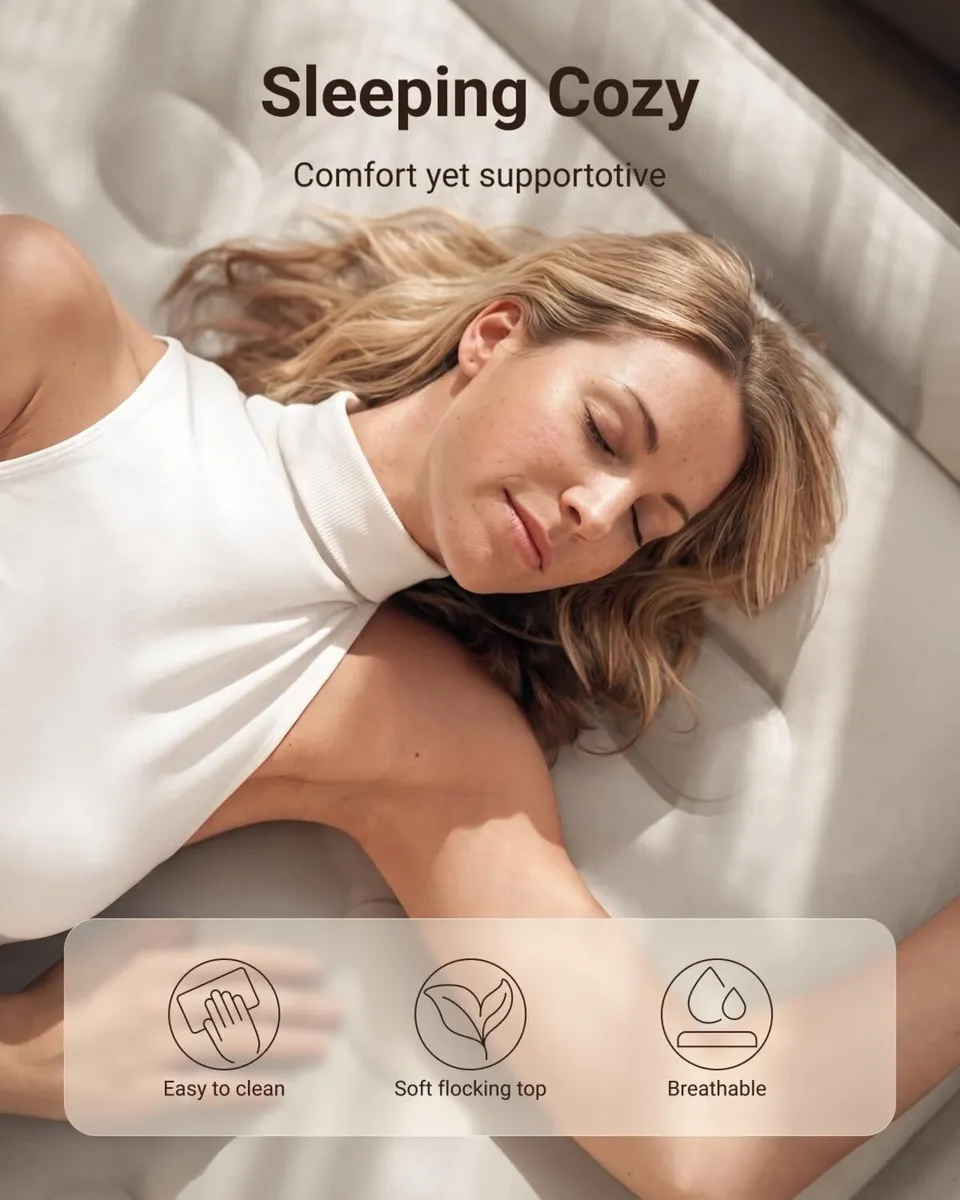 Inflatable Air Mattress Airbed with Built-In Pump - Image 3
