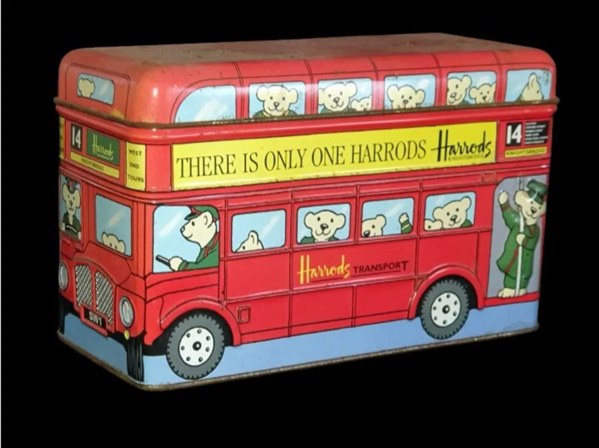 Vintage Harrods London Double Decker Bus Collectib - Image 1