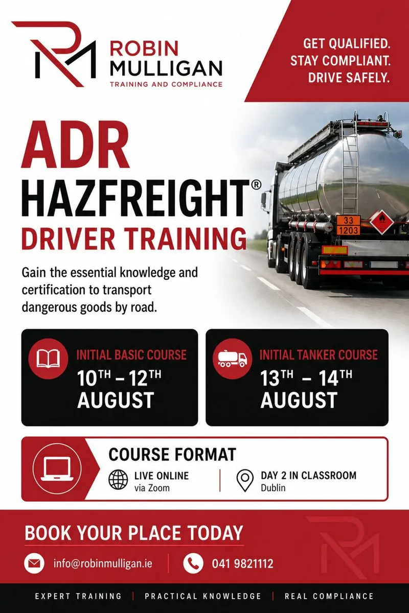 Initial ADR Hazfreight® Course Online