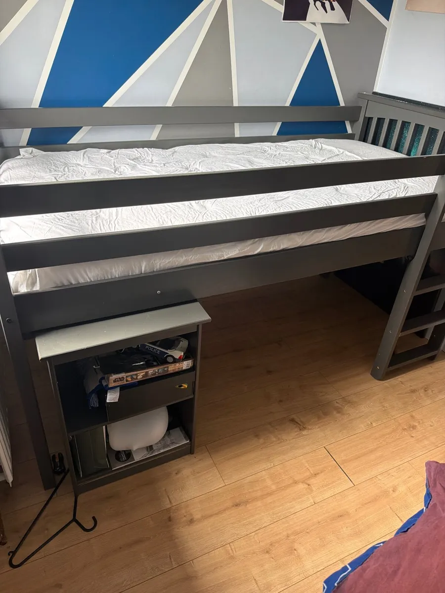 Mid Bed with desk ,matrees - Image 3