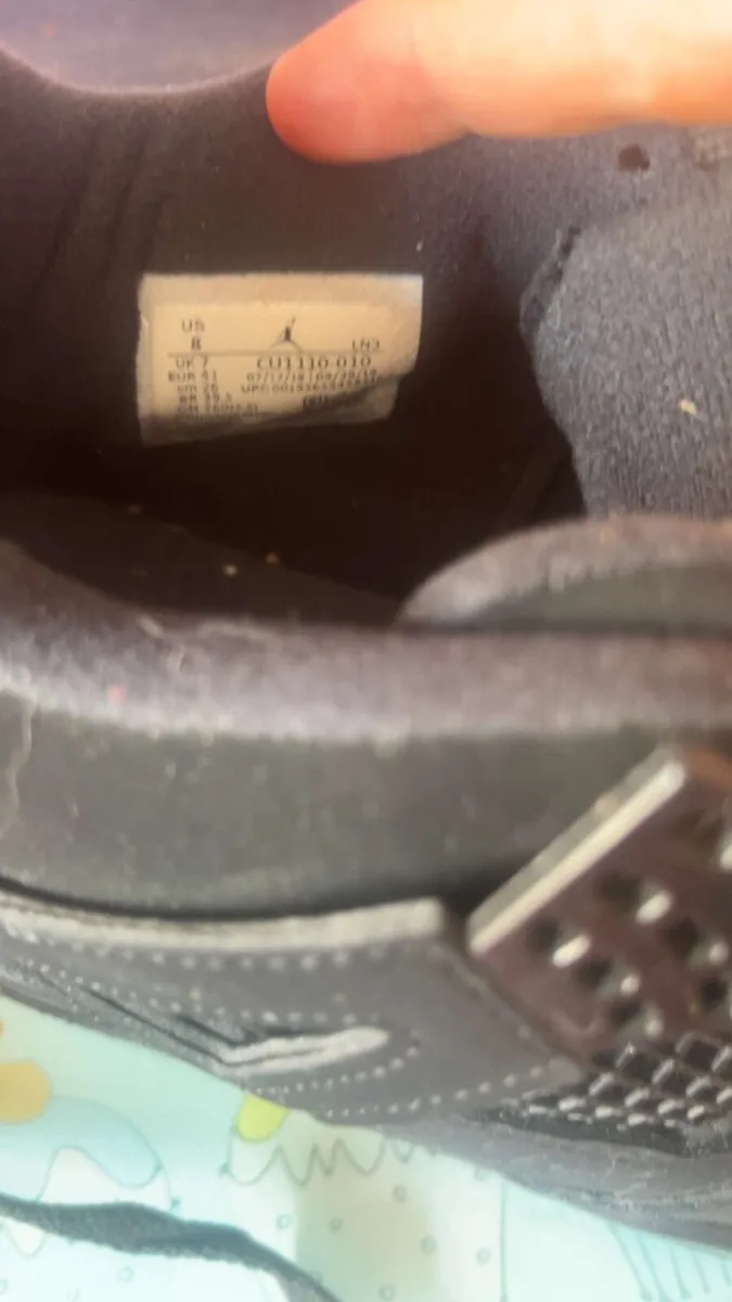 Jordan 4 black cats bran new - Image 2