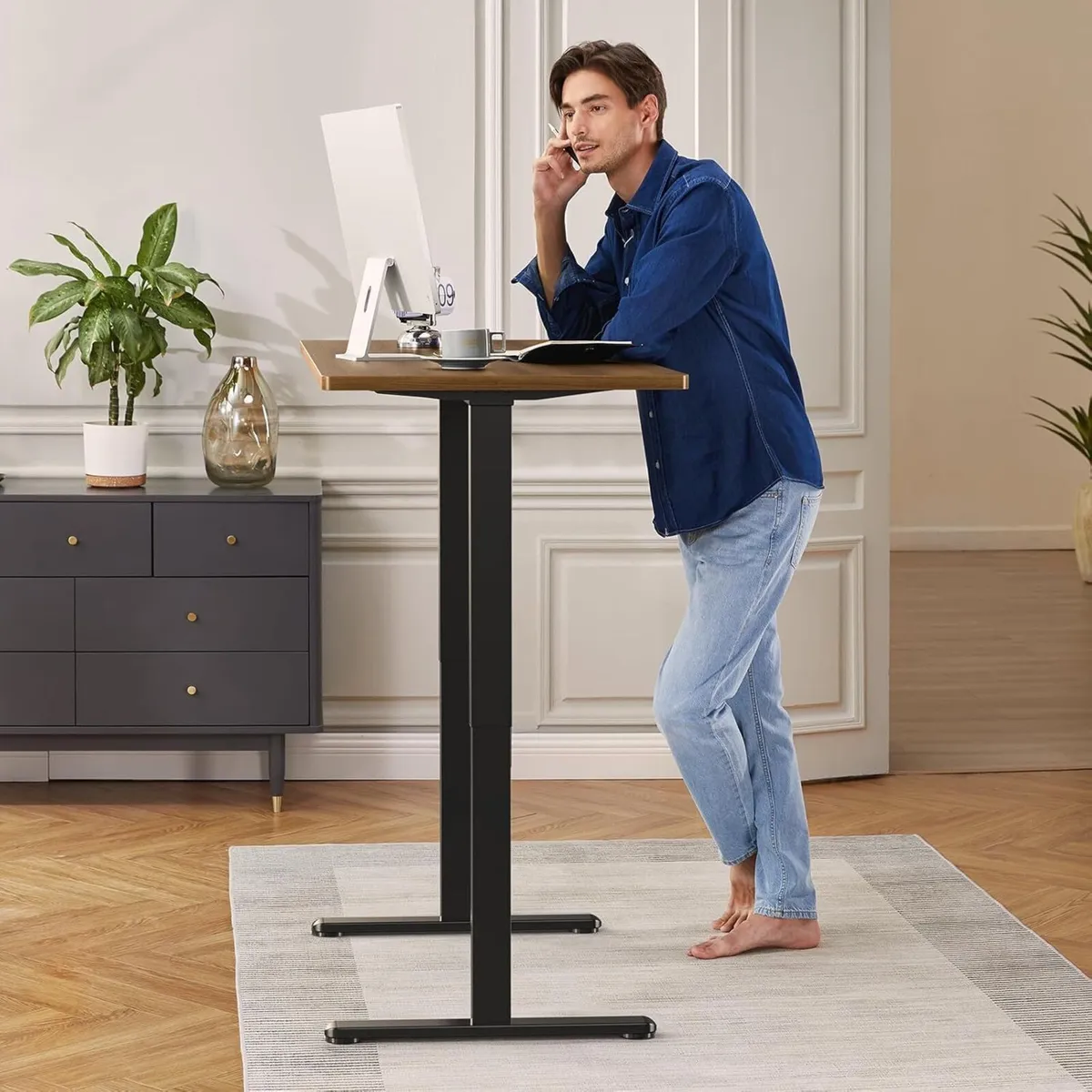 Desk Frame Dual Motor Electric Height Adjustable - Image 2