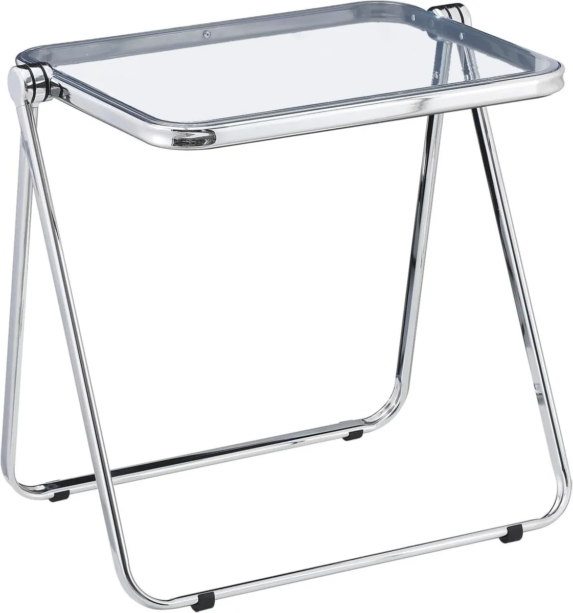 Acrylic Folding Table Space Saving Small Desk - Image 1