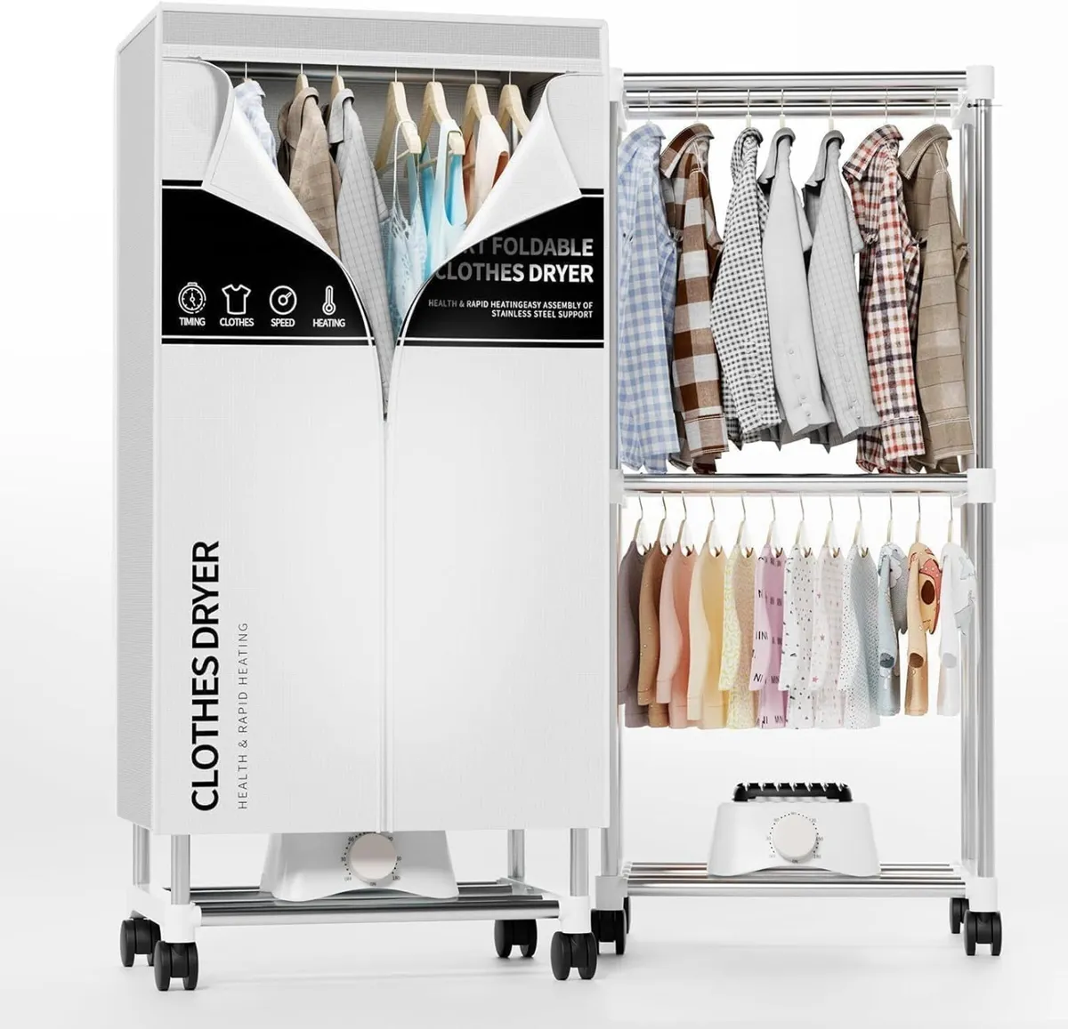 Clothes Dryer Portable Drying Machine with Timer - Image 1