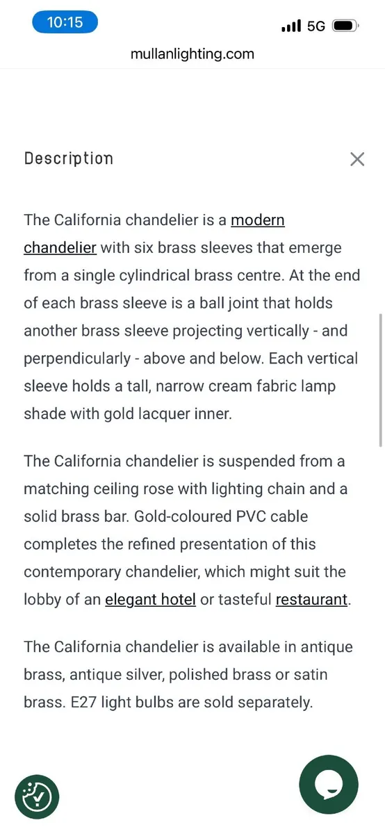 Mullan Chandelier For Sale - Image 4