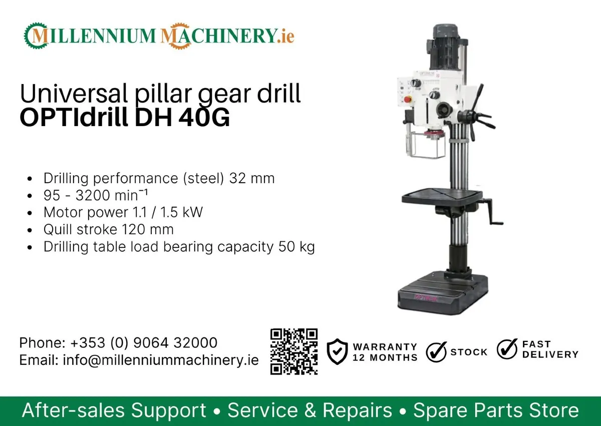 Universal pillar gear drill OPTIdrill DH 40G