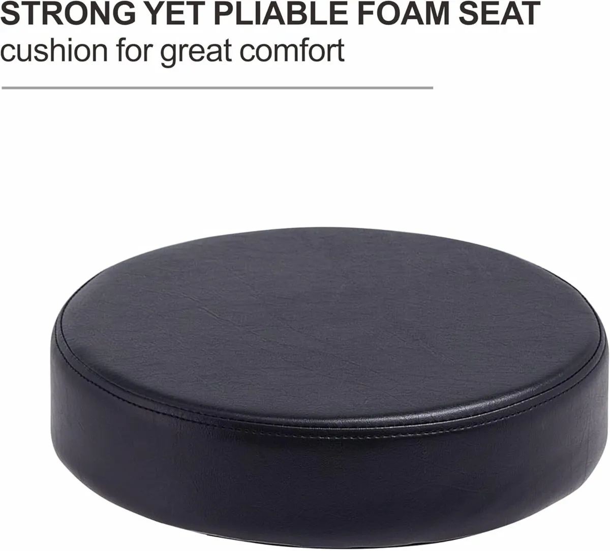 Adjustable Rolling Stool Chair with Wheels - Image 4