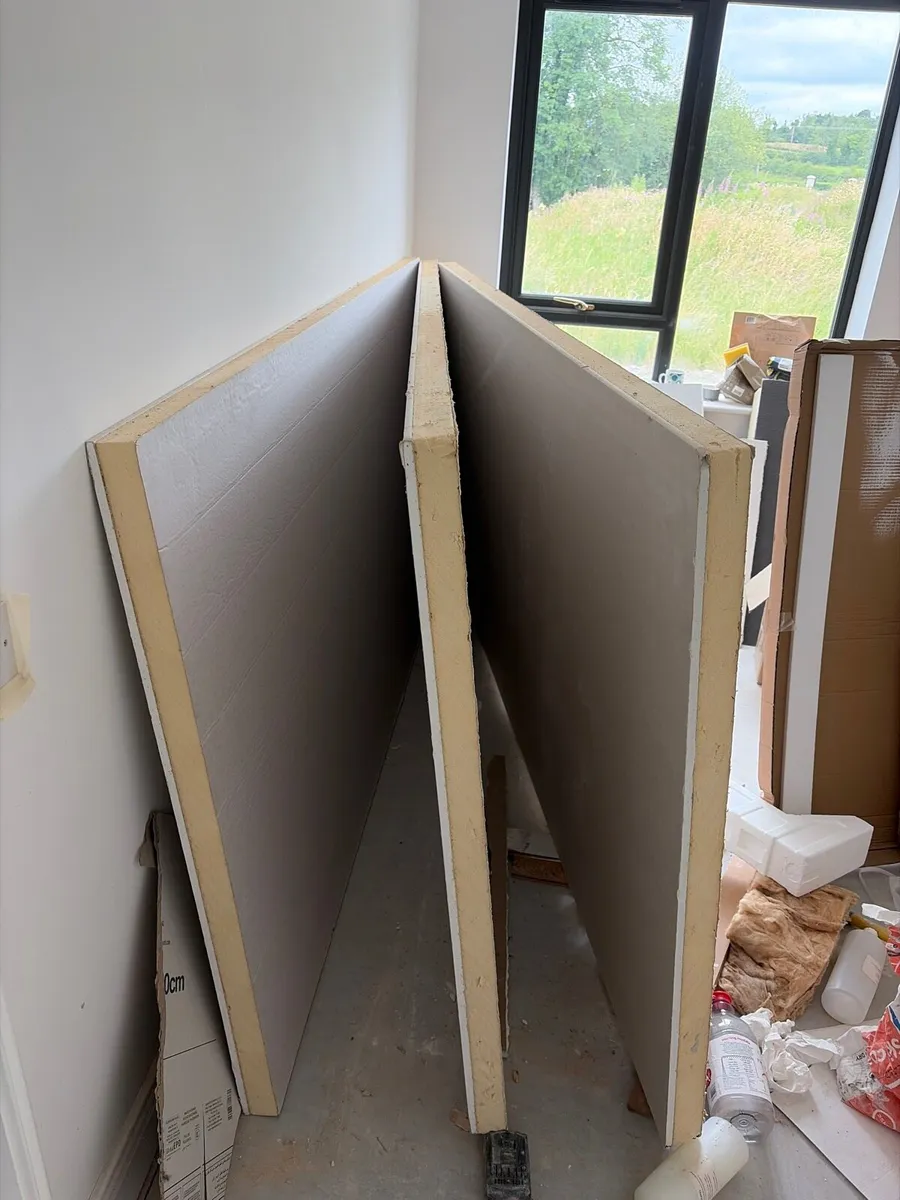 62 mm 8x4 Sheets plasterboard with 50mm insulation