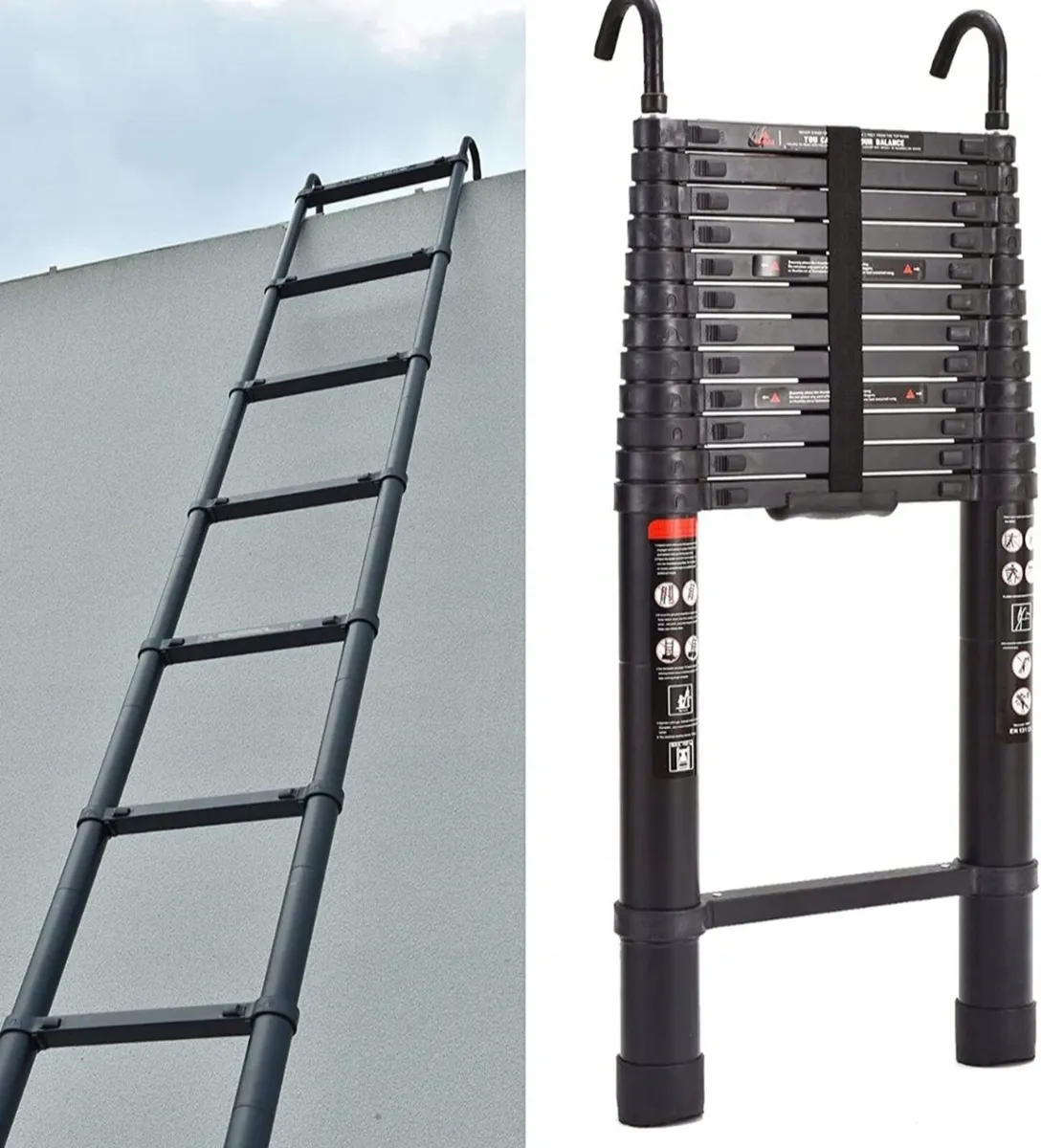 Telescopic Ladder Many Heights and Sizes - Image 1