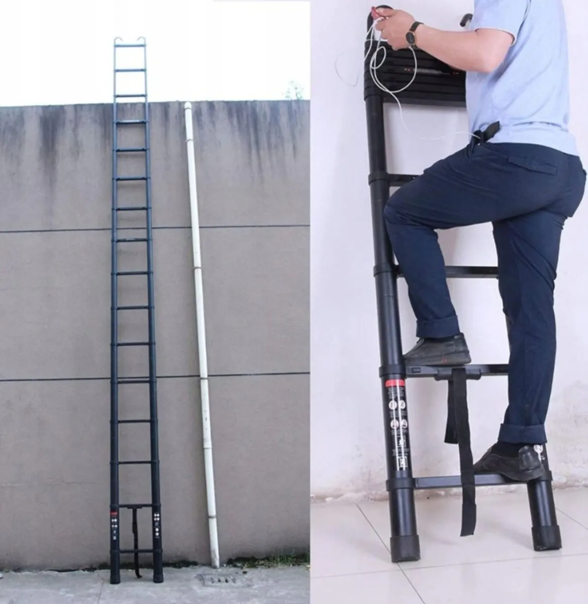 Telescopic Ladder Many Heights and Sizes - Image 4