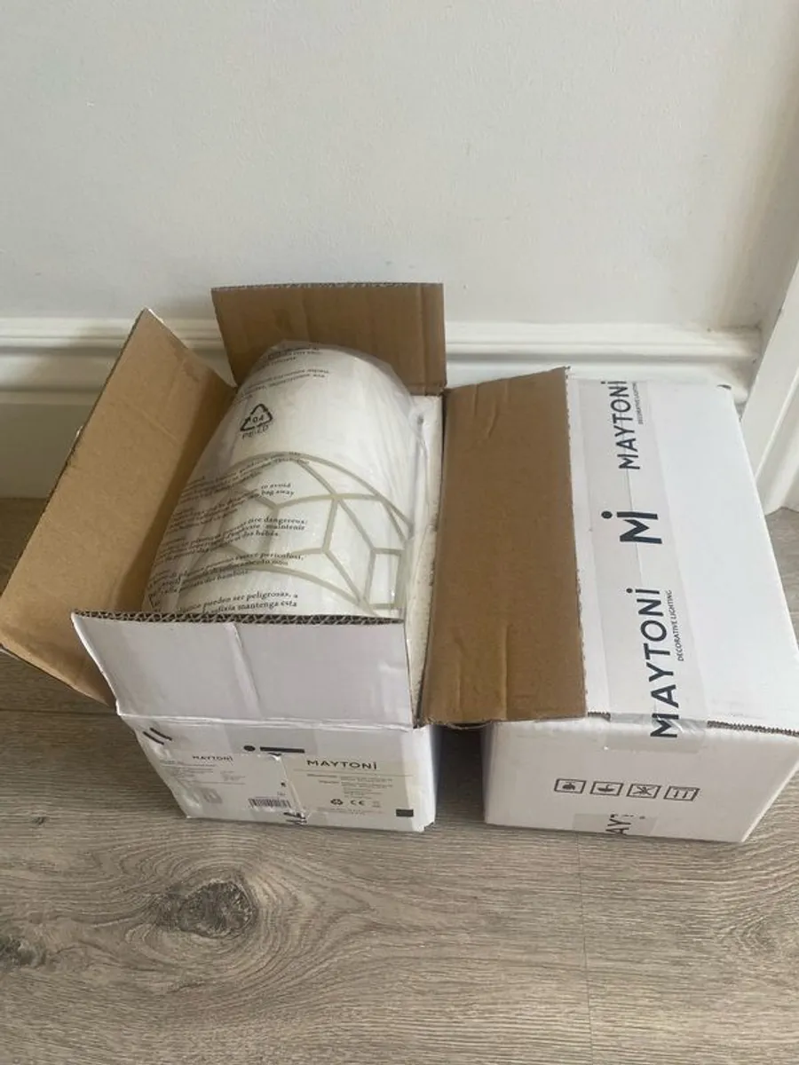 Maytoni gold wall lightsx 2 . Brand new in box - Image 2