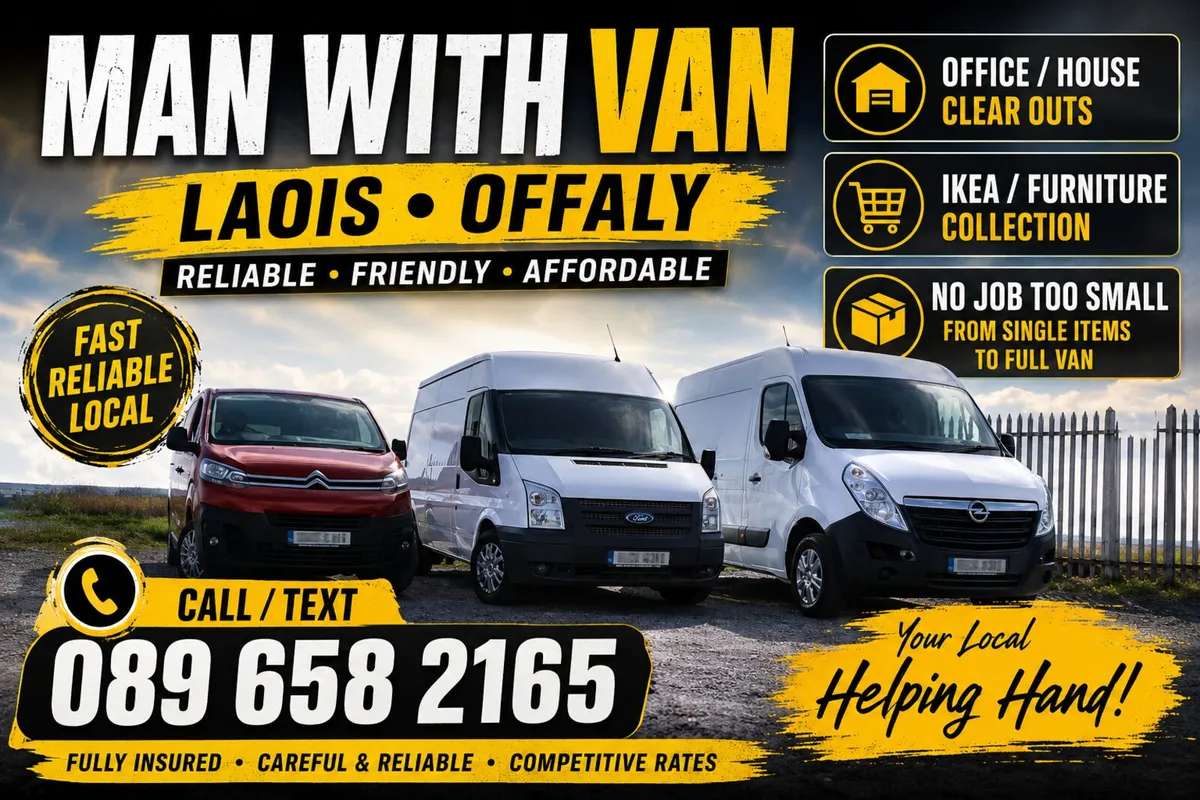Man with van Laois/Offaly ♻️ nationwide