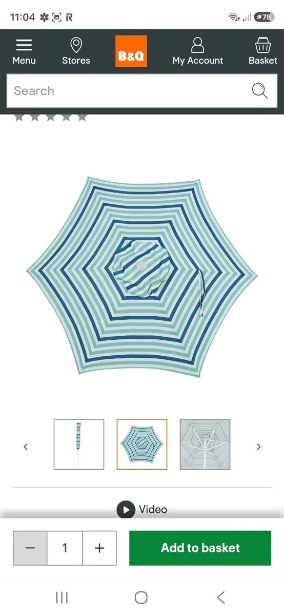 Garden table parasol - Image 2