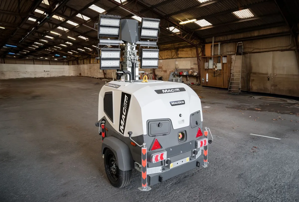 MacGen MacLite Compact LED Lighting Tower | Yanmar - Image 1