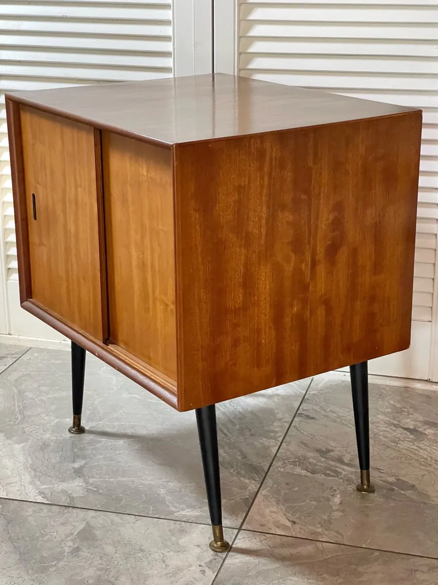 Mid century record cabinet - Image 3