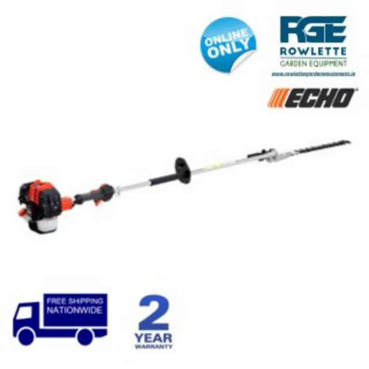 Echo HCA-2620ES-HD Long Reach Hedgecutter - Image 1