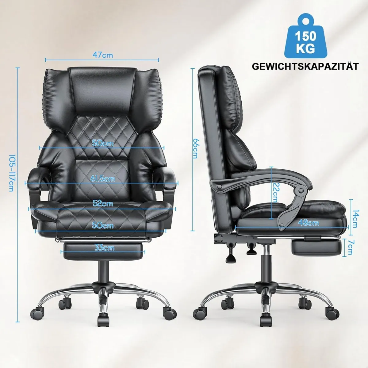 Intimate WM Heart High-Back Executive Office Chair - Image 3
