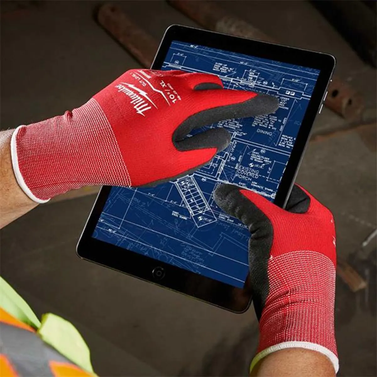 MILWAUKEE Dipped Gloves Cut Protection Level A - Image 3