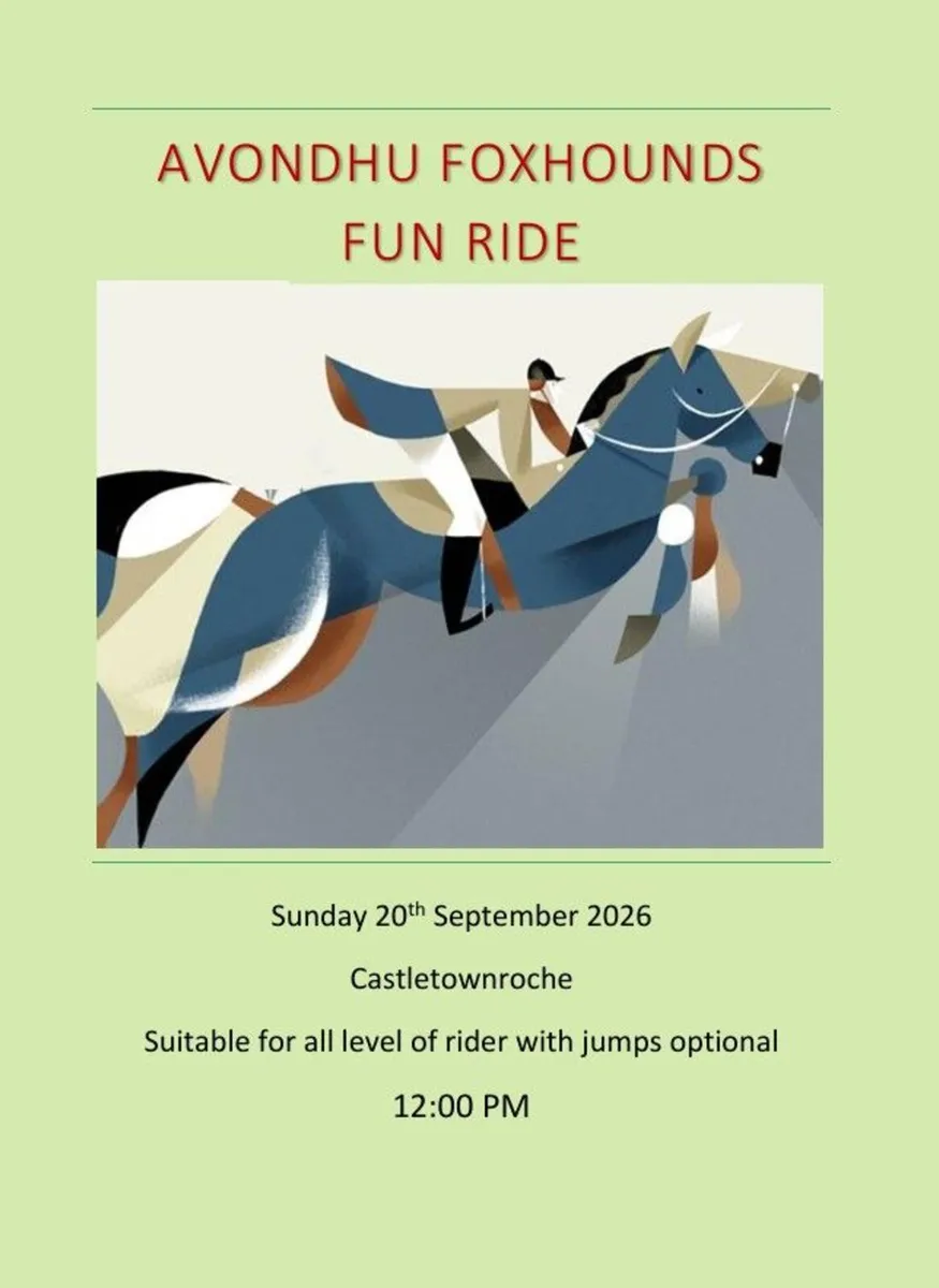Avondhu Fun Ride 20th Sept 2026