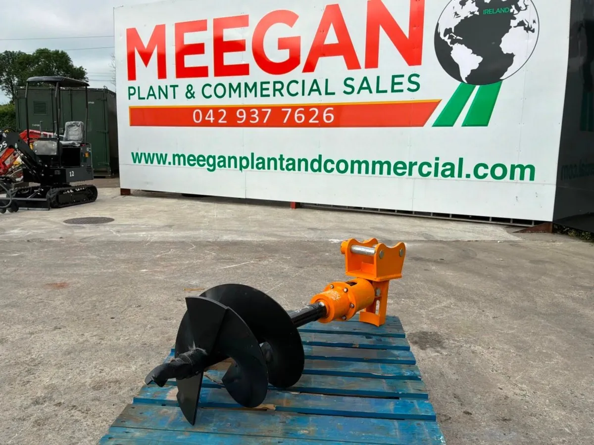 New / unused mini digger 16" Auger drill....40mm.. - Image 2