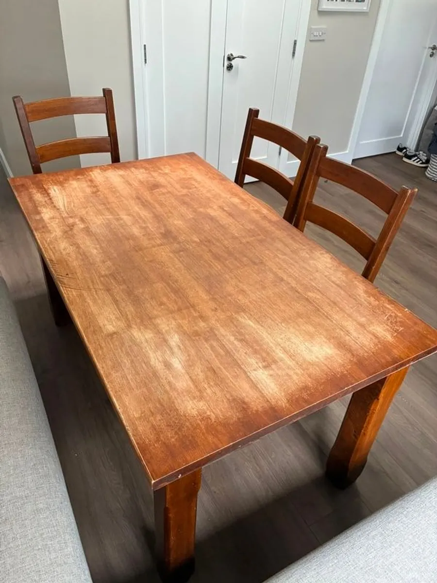 dining table and sofabed - Image 1