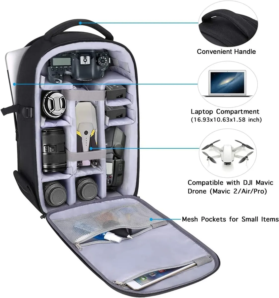 Mosiso Waterproof Hardshell Camera Bag - Image 2
