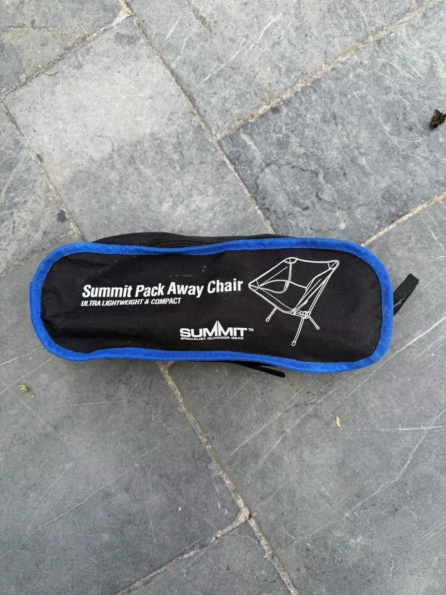 2 x Summit Pack Away Kids Camping Chairs - Image 1