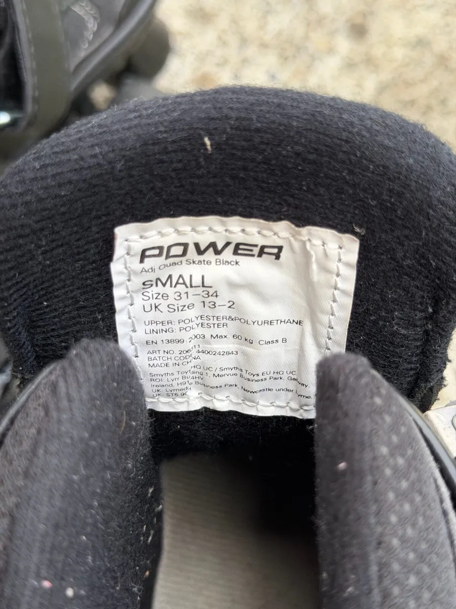 Roller Skates Black size 13-2 - Image 3