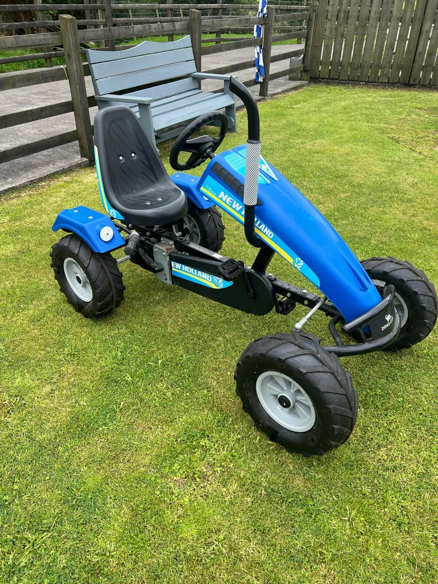 Dino berg go-kart with small trailer - Image 1
