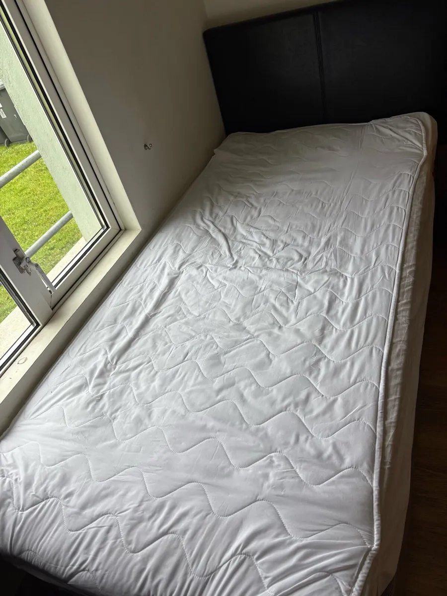Single bed including headboard, mattress and base - Image 2