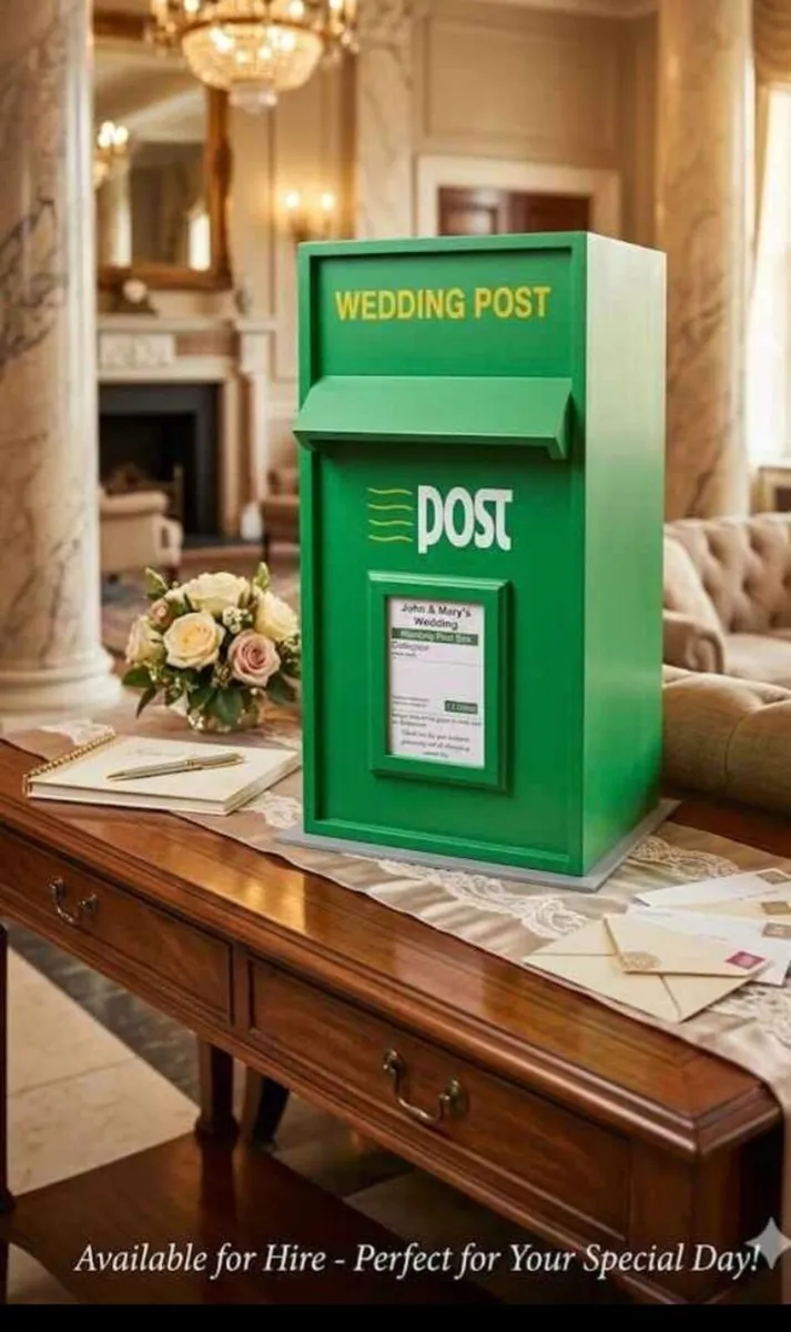 Wedding Postbox to Hire in Waterford - Image 2