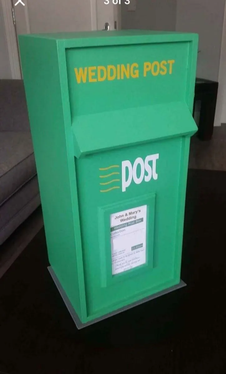 Wedding Postbox to Hire in Waterford - Image 1