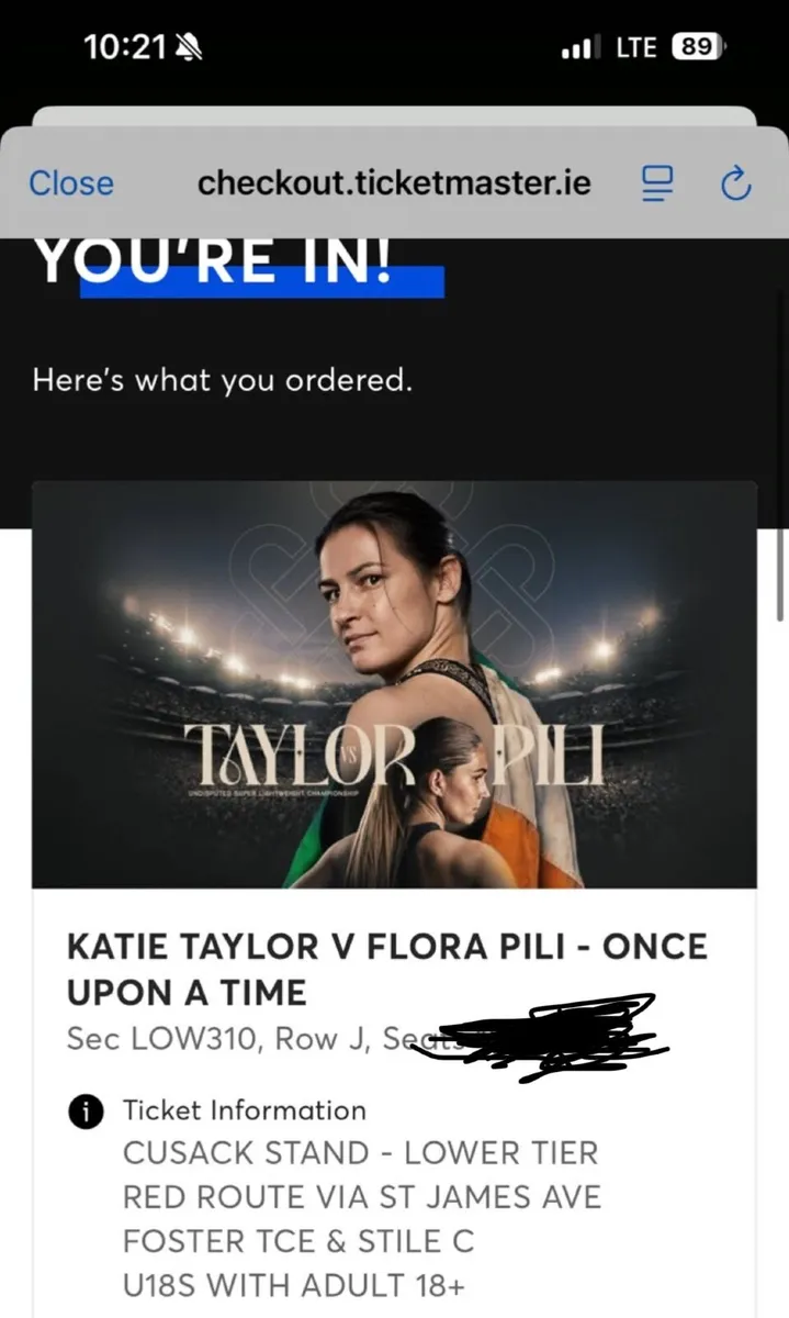 Katie Taylor tickets