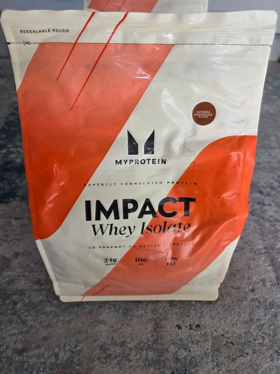 Myprotein Impact Whey Isolate Bulk Lot 4x 2.5kg 3x 900g and Creatine Sealed Long Expiry Free Dublin Delivery - Image 1