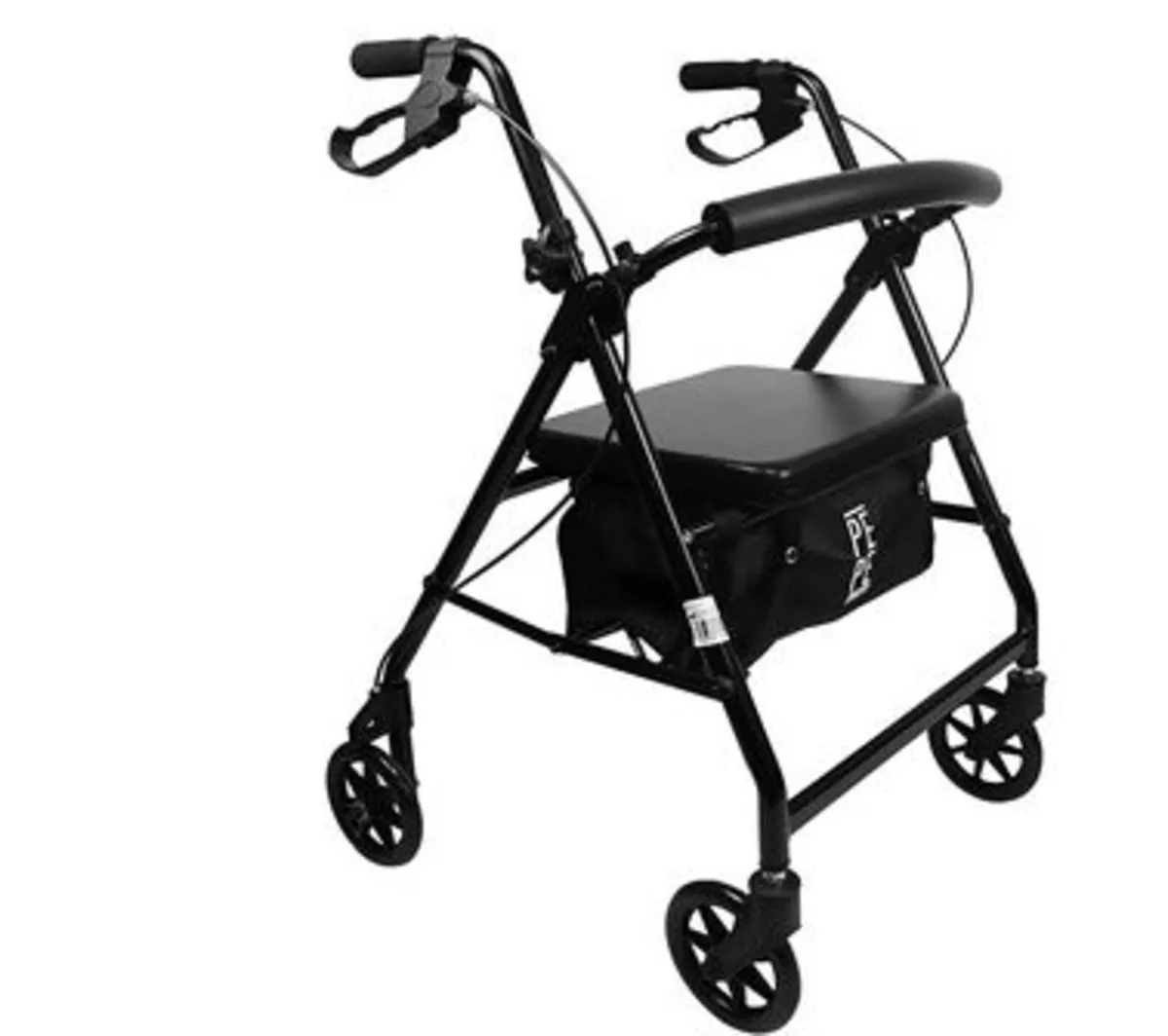 Rollator Lightweight Foldable Walker with Tray - Image 1