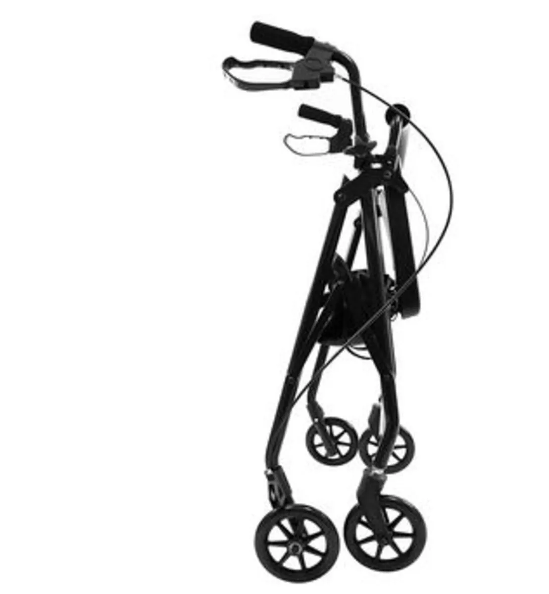 Rollator Lightweight Foldable Walker with Tray - Image 2
