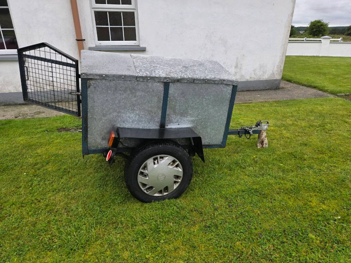 Galvanised small trailer - Image 2