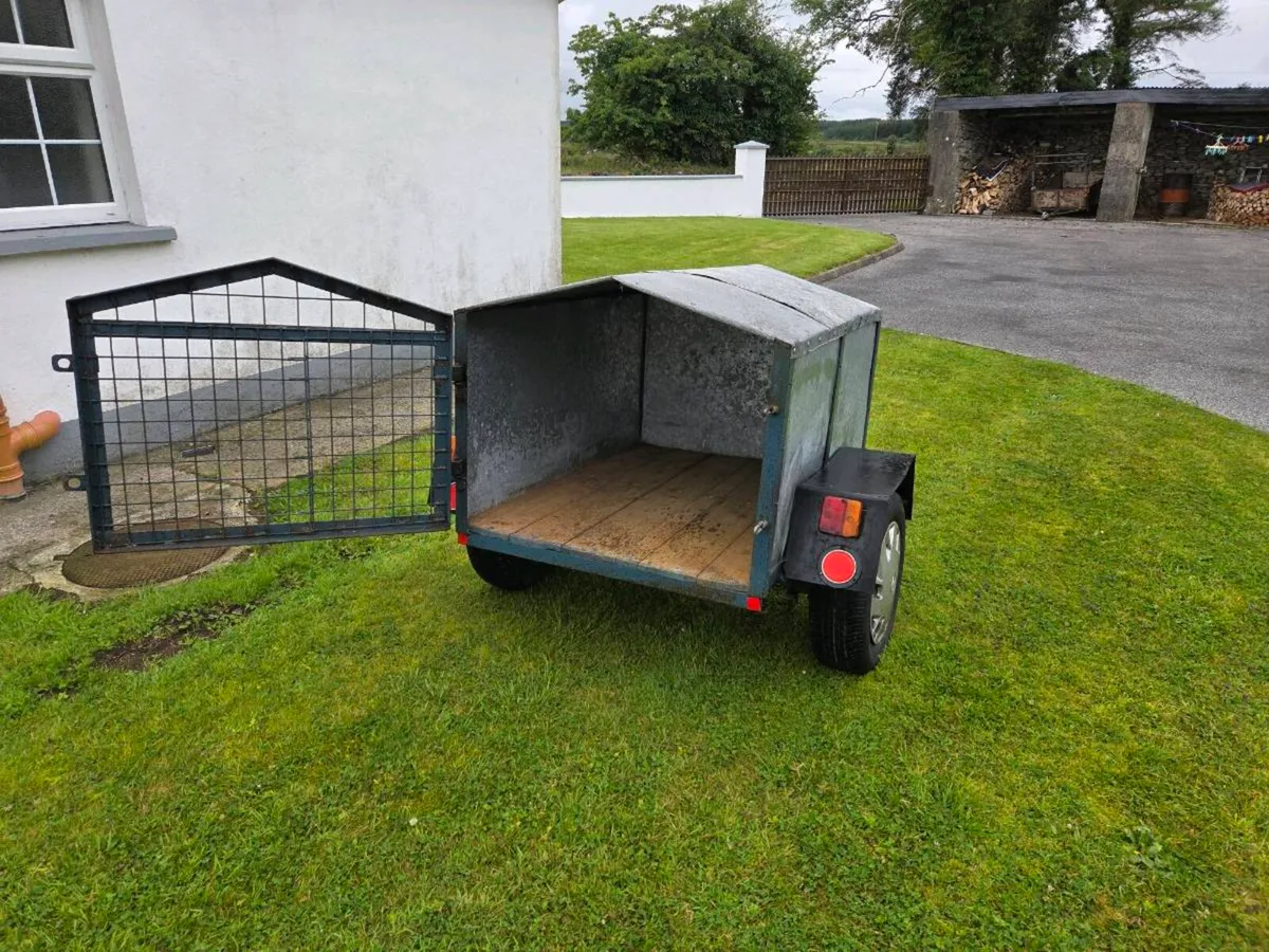 Galvanised small trailer - Image 3